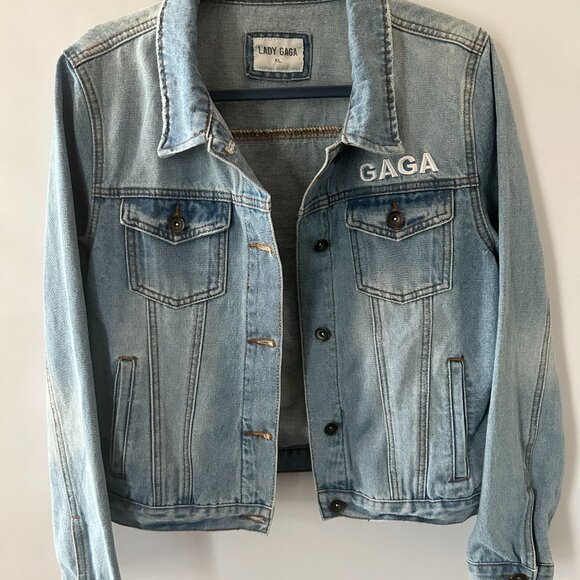 GAGA Lady Gaga Joanne Tour Limited Edition Jean Jacket   *Kids XL Size* - Picture 2 of 14